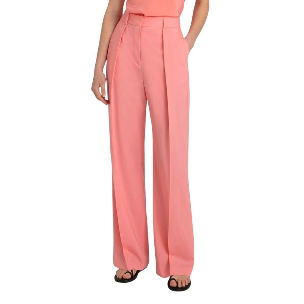 judith & charles Women's Size 6 Blossom Pink Wide Leg Trousers